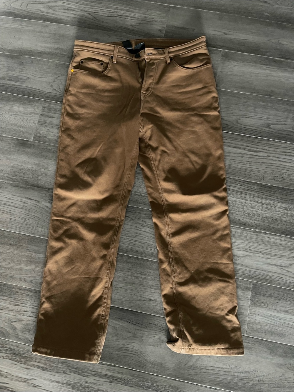 Classic CAT Straight-Leg Brown Pants NWOT